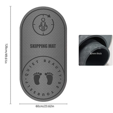 Anti-noise Jump Rope Mat Exercise Shock Absorption Yoga Mat
